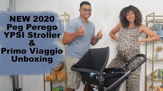 2020 Peg Perego Ypsi Stroller amp Primo Viaggio Unboxing amp First Impressions [upl. by Rabbaj216]