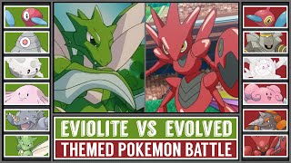 Themed Pokémon Battle  EVIOLITE vs EVOLVED [upl. by Amsirak670]