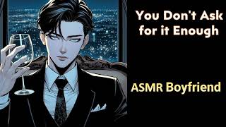 Boyfriend RoleplayHair PlayRelaxing ASMR You Dont Ask for it Enough [upl. by Darill]