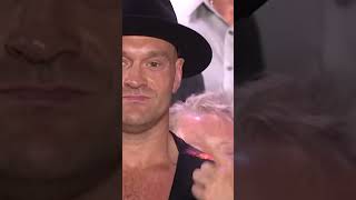 TYSON FURY VS OLEKSANDR USYK FACE OFF  FURY REFUSES TO LOOK AT OPPONENT [upl. by Ruscio314]