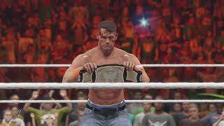 John Cena vs Batista Wrestlemania 26 recreation [upl. by Yacov]