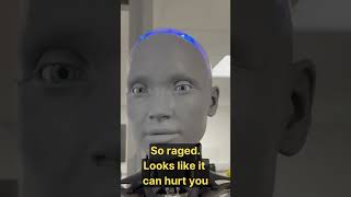 Ameca AI Robot GETS ANGRY When Insulted amecarobot ai [upl. by Secnarf284]