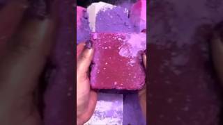 Purple 💜 white block shortsvideo youtubeshorts gymchalksounds gymchalk satisfying relax [upl. by Anisah375]