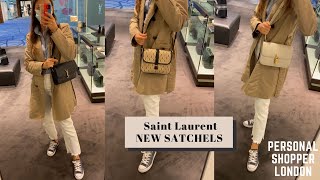 Saint Laurent  SOLFERINO BAG LE MONOGRAMME CANVAS SATCHEL LE CARRE [upl. by Krystle784]