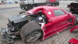 First Gumpert Apollo crash [upl. by Regina220]