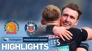 Exeter v Bath  HIGHLIGHTS  Remarkable Comeback in a Thriller  Gallagher Premiership 202122 [upl. by Friederike]