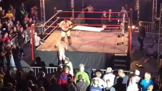 EWA Catch Wrestling Weltmeisterschaft Chris the Bambikiller Raaber vs Joe Doering 301216 [upl. by Romonda]