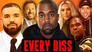 Every Diss Explained From Kanye West quotVulturesquot Album  What’s The Dirt [upl. by Deyes]