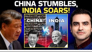 CHINA STUMBLES INDIA SOARS   Ep 1474  Sumeet Jain [upl. by Issej516]