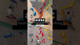 IFSC Asian youth sports climbing championship 2024  Indian sports climbing event JRD Tata Sports [upl. by Tracy]