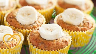 DattelBanane Muffin Rezept  Frühstücks Rezepte zum Abnehmen  Mein gesunder Ernährungsplan [upl. by Marra]