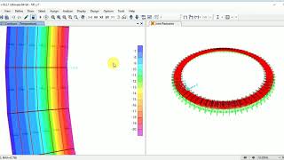 Tunnel modeling in SAP2000 Subtitled [upl. by Calvina807]