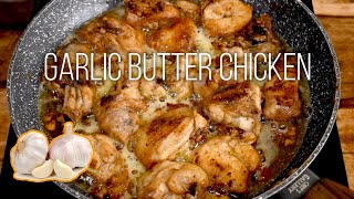 GARLIC BUTTER CHICKEN RECIPE  Chicken Recipe  Ulam Pinoy Recipe [upl. by Airdnua432]