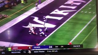 Jimmy Garoppolo touchdown pass to DantePettis [upl. by Lundgren]