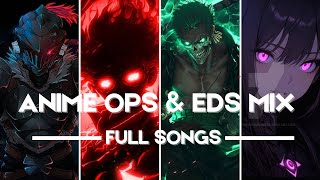 ANIME OPENINGS amp ENDINGS MIX 2000 2024 FULL SONGS [upl. by Hsot100]