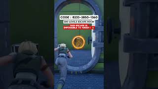 500 Levels Escape Room 🚪 fortniteshorts fortniteclips fortnitemontage [upl. by Ssor]