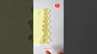 Simple method of making triangular lace Sewing Tutorial Part 01 [upl. by Nesnah]