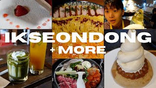 everything i ate in korea for a day ft ikseondong [upl. by Siulesoj]