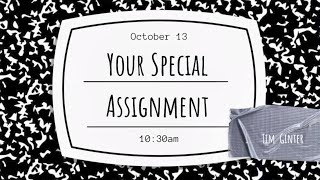 Your Special Assignment  Full Recording [upl. by Otilrac671]