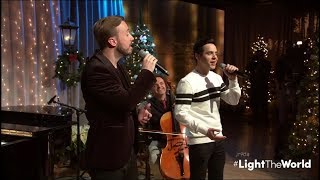 David Archuleta amp Peter Hollens  LightTheWorldLIVE  ANGELS WE HAVE HEARD SO HIGH 12 Dec 2017 [upl. by Quintus33]