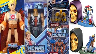 Heman masters of universe novas Aquisições da coleção cgi  Imaginext  mega construx e flextreme [upl. by Aihsemaj]