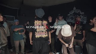 Konkrete vs Spark amp XIII  Callout Battle  WARM UP AREA 10 [upl. by Elwee]