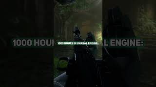 0 hours vs 1000 hours Unreal Engine unrealengine shorts [upl. by Eidnahs]