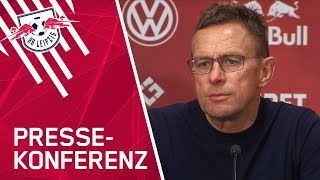 Die Pressekonferenz nach dem Heimsieg gegen Wolfsburg [upl. by Ash]