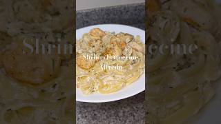 Shrimp Fettuccine Alfredo Did somebody say pasta 🤗🤭 pasta alfredo shrimp recipe dinner [upl. by Doner]