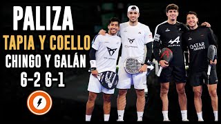 Tapia y Coello propinan una PALIZA a Galán y Chingotto en la Final de Paris  Premier Padel [upl. by Pavlov]