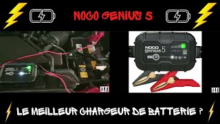 Chargeur de batterie voiture NOCO Genius 5 Automatique intelligent indispensable [upl. by Tana]