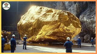 Amazing The BillionDollar Journey of Gold Mining and Manufacturing [upl. by Kellie]