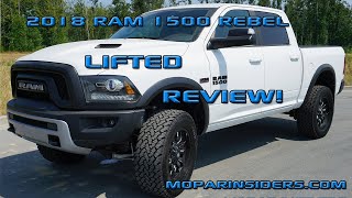 Review Lifted 2018 Ram 1500 Rebel Crew Cab 4x4 [upl. by Nylirac]