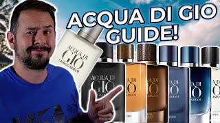 Giorgio Armani Acqua di Gio BUYING GUIDE  Which ADG Is Best For You [upl. by Criswell299]