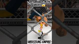 Vertebreaker on the bricks 😱 Wrestling Empire [upl. by Marigolde766]