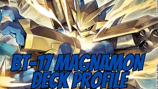 DIGIMON TCG DECK PROFILE BT17 MAGNAMON DECK PROFILE [upl. by Risay]