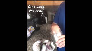 Salting My Fish Like Steak…Salt Bae Style [upl. by Jonette]