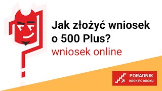 Jak złożyć wniosek o świadczenie rodzinne 500 online Poradnik krok po kroku [upl. by Hallie905]