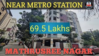 East Facing 2bhk Flat for sale Near Metro Station  Home Place Infra  Hyd  9398100325 [upl. by Oconnor]