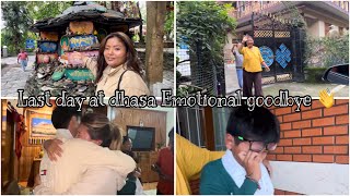 Last day at dharamsala Emotional goodbye Tibetan vlog Belgium [upl. by Kired]