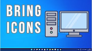 How to Restore Desktop Icons on Windows 11 [upl. by Imuyam]