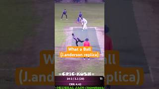 Jaffa by karan raj jaffa jamesanderson reverseswing shortsfeed shorts cricheroes cricket [upl. by Summers]