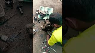 Piaggio ape diesel engine waking shortvideo automobile sprocket machine [upl. by Malan678]