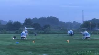 農薬散布ヘリコプター Helicopter SprayingCrop Dusting [upl. by Rodl]