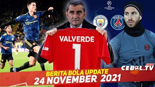 MU Dekati Ernesto Valverde🔴Lawan City Ramos Masuk Skuad PSG🔴Hasil Liga Champions Semalam [upl. by Skurnik969]