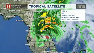 Ian weakens to tropical storm as strong winds and heavy rains continue in Florida  WFTV [upl. by Minnaminnie]