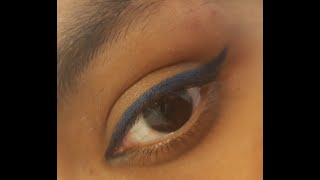 Easy Cat Eye tutorial using pencil eyeliner [upl. by Farman]