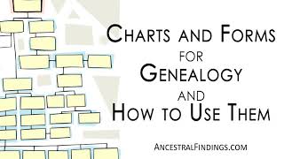 AF146 Charts and Forms for Genealogy and How to Use Them  Ancestral Findings Podcast [upl. by Hercules]