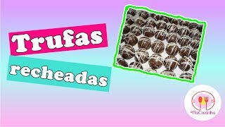 Trufas Recheadas isnacozinha 1 Tutorial [upl. by Jo826]