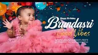 Brundasri  1st Birthday Celebrations Promo  2024 [upl. by Terris]